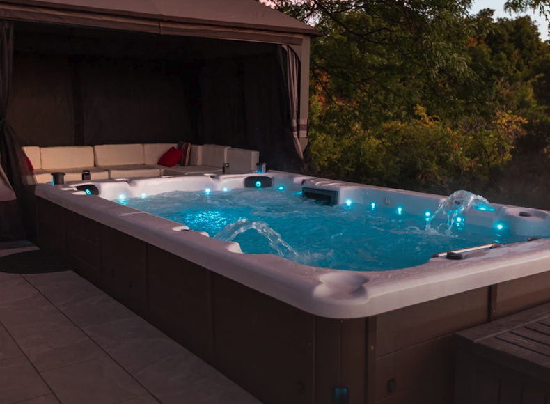 Folhas acrílicas de spa de natação